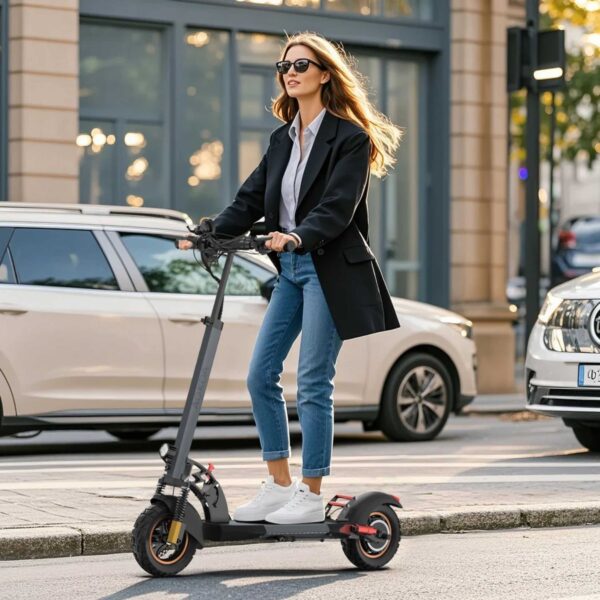 Aokda A1 Foldable Electric Scooter – 250W/800W Motor, 48V 10AH Battery, 45Km/h, Dirt Tires - Image 3