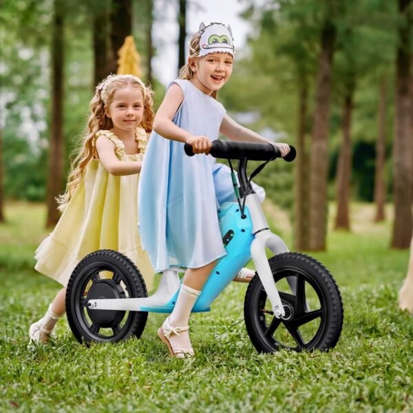 Aokda K8 Kids Balance eBike – 180W Motor, 12” Tires, Bluetooth Speaker, LED Lights - Image 2