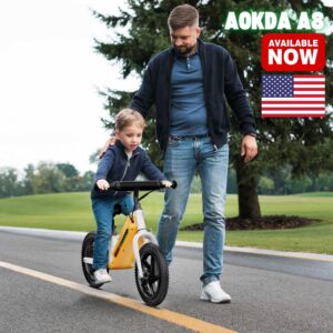 Aokda K8 Kids Balance eBike – 180W Motor, 12” Tires, Bluetooth Speaker, LED Lights