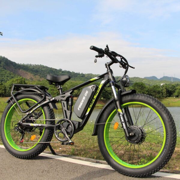 ORLMS Finder 26 Electric Bike – 52V 3000W Dual Motor, 26"x4.0 Fat Tire, 52V 25Ah Battery, 62KM/H Top Speed, Full Suspension, Hydraulic Disc Brakes, 7-Speed Gears - Image 2