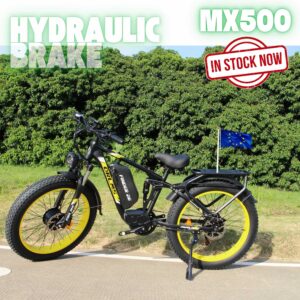 ORLMS Finder 26 Electric Bike – 52V 3000W Dual Motor, 26"x4.0 Fat Tire, 52V 25Ah Battery, 62KM/H Top Speed, Full Suspension, Hydraulic Disc Brakes, 7-Speed Gears