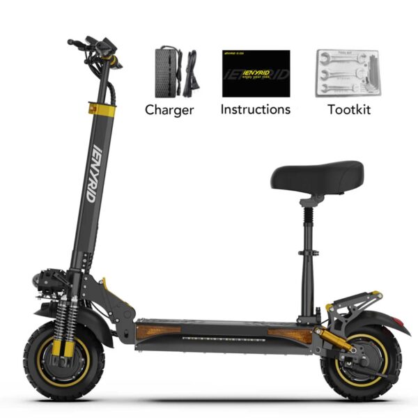 iENYRID ES6 Dual Motor Electric Scooter – 2000W Power, 48V 20.8AH Battery, 55Km/h, Enhanced Suspension - Image 2