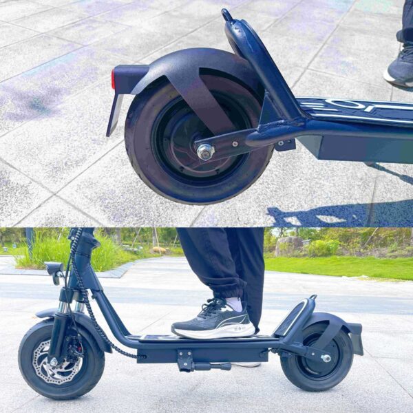 DT01 Electric Scooter – 400W Motor, 36V 13Ah Battery, 10” Tires, Max 30 Miles Range - Image 4