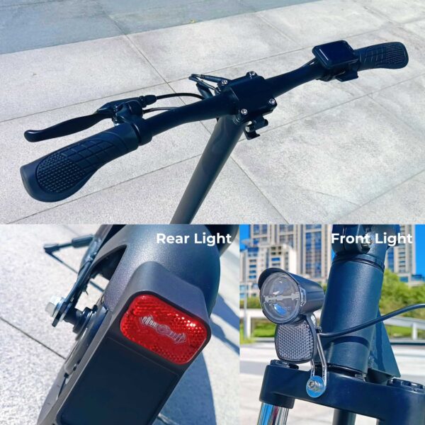 DT01 Electric Scooter – 400W Motor, 36V 13Ah Battery, 10” Tires, Max 30 Miles Range - Image 5