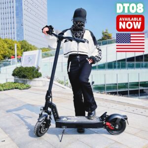 DT08 Electric Scooter – 500W Motor, 48V 13Ah Battery, 10” Tires, Max 30 Miles Range