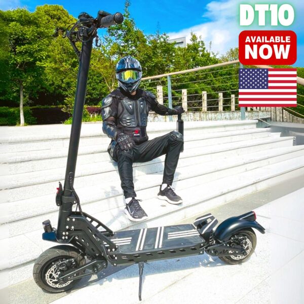 DT10 Electric Scooter – 1000W Motor, 48V 15Ah Battery, 31 MPH Max Speed